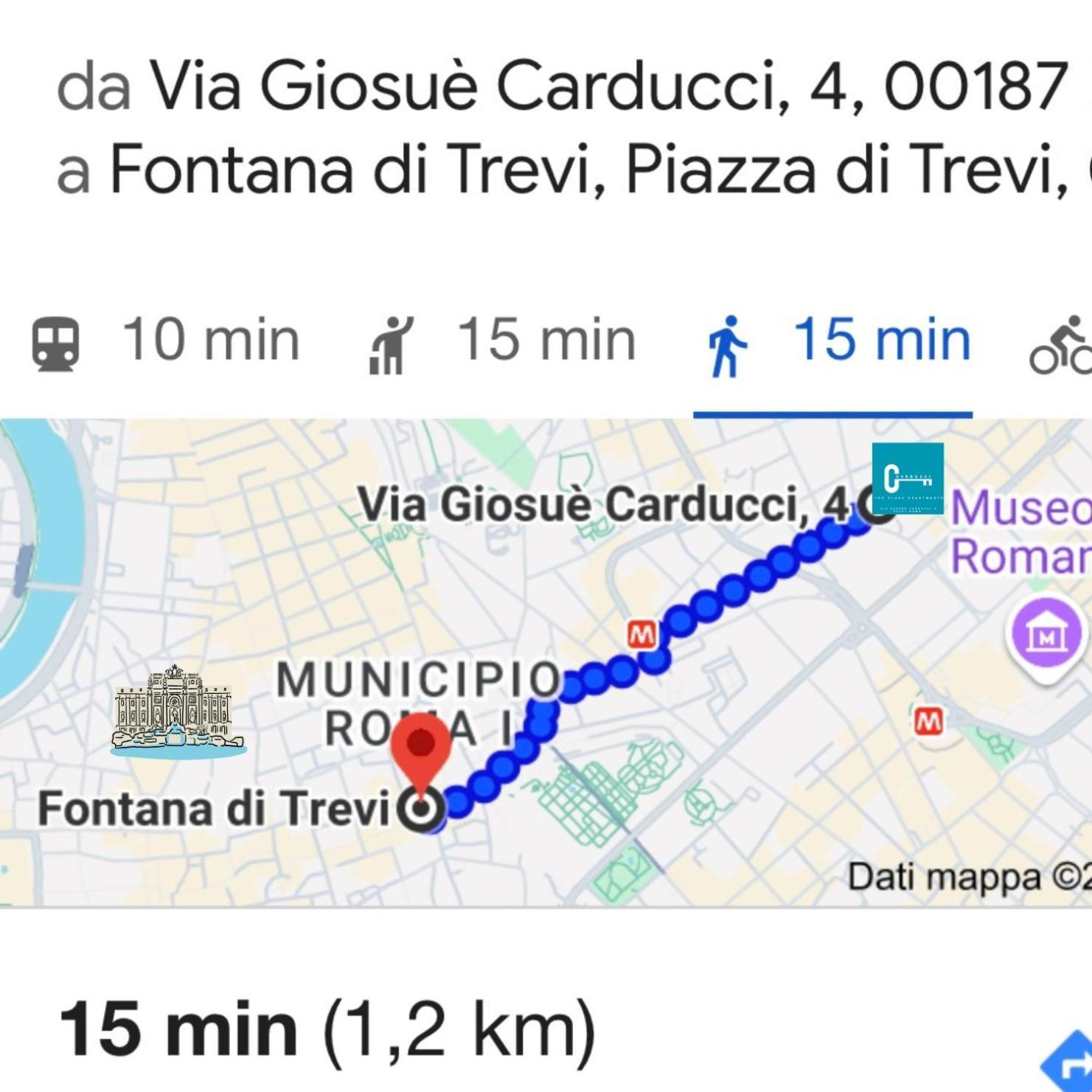 C3 Top Class Apartment, 2 Camere Da Letto, 2 Bagni, Giardino Distante 15 Minuti A Piedi Da Fontana Di Trevi Rome Buitenkant foto